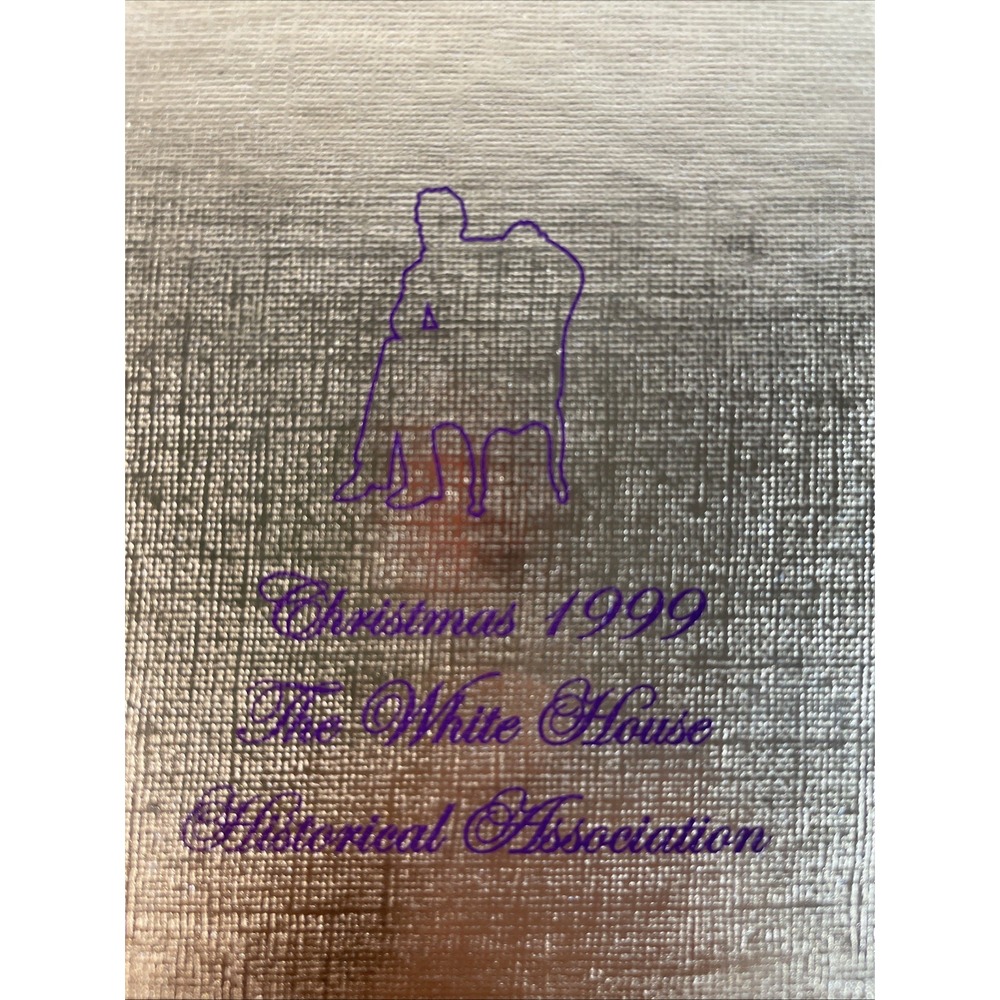 White House Historical Association ornament 1999 Abraham Lincoln Complete W/box - Picture 2 of 10
